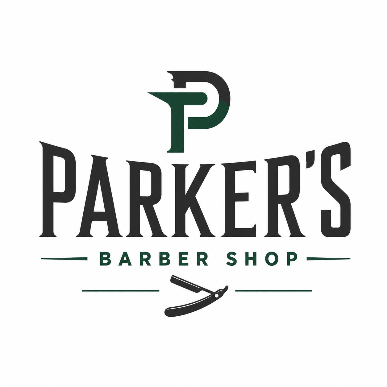 Parker's Barber Shop logo